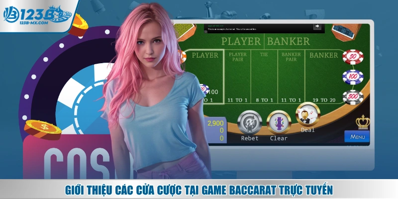 Giới thiệu các cửa cược tại game Baccarat trực tuyến